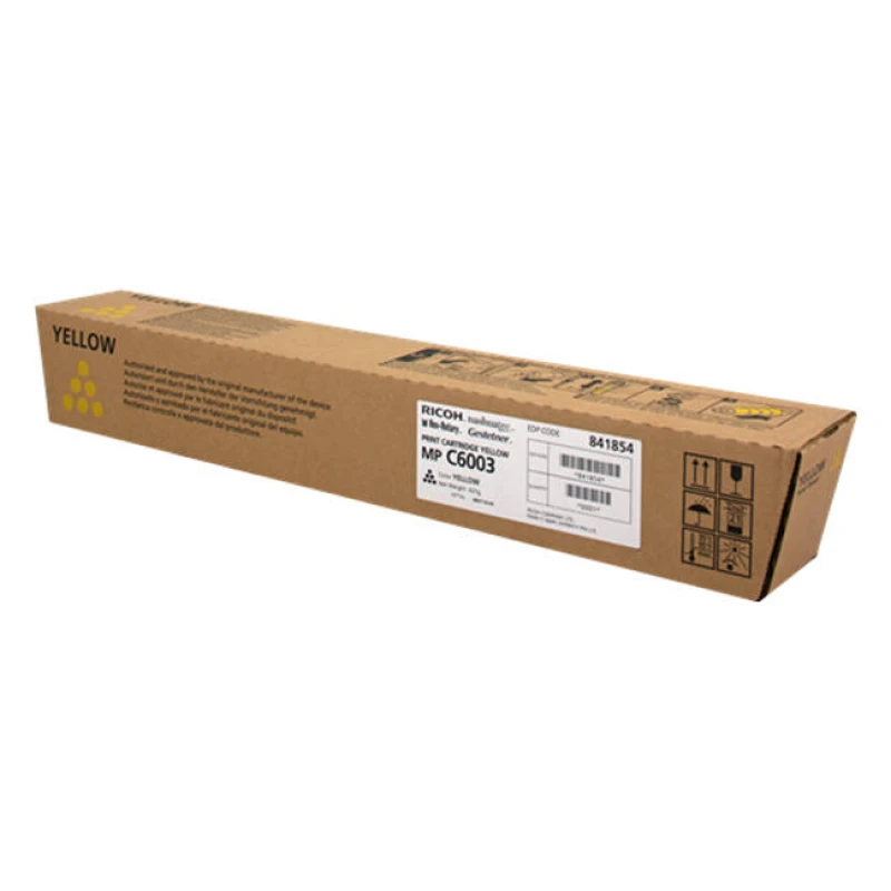 Image of Ricoh 841854 Toner yellow. 22.5K pages for Ricoh Aficio MP C 4503/4504