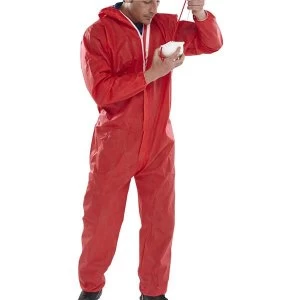 Image of Click Once Disposable Boilersuit Type 56 Size XL Red Ref COC10REXL