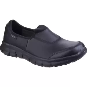 Image of Skechers Work Ladies Sure Track Shoe Black Size 3