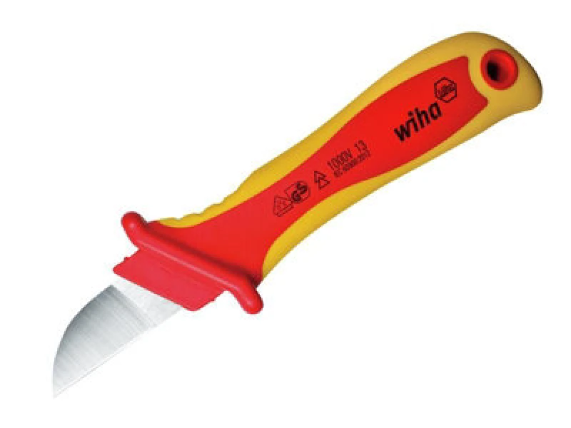 Image of Wiha Vde Insulated Cable Stripping Tool For Safe Electrical Work
