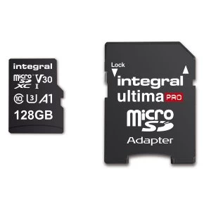 Image of Integral 128GB MicroSDXC Memory Card