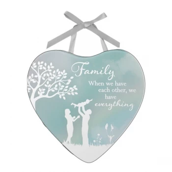 Image of Reflections of The Heart Plaque - Family