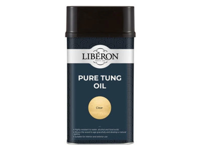 Image of Liberon Pure Tung Oil 1 litre Clear