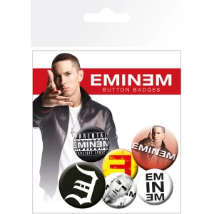 Image of Eminem Logos Badge Pack