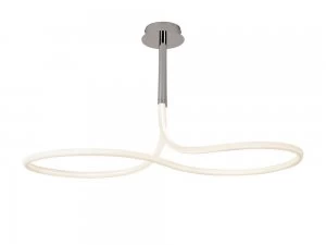 Image of Ceiling, 50W LED, 3000K, 3750lm, IP20, Chrome