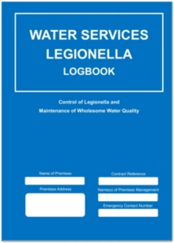 Image of Water Services, Legionella Logbook Paperback / softback