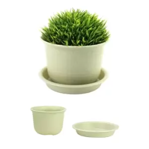 Image of Plastic Plant Pots - Set of 10 Medium Pukkr