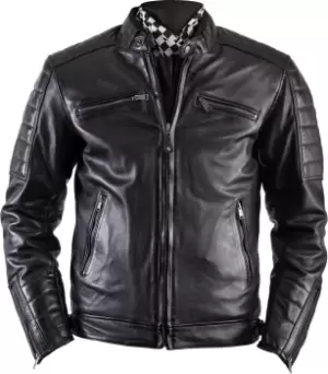 Image of Helstons Cruiser Rag Leather Jacket, black, Size XL, black, Size XL