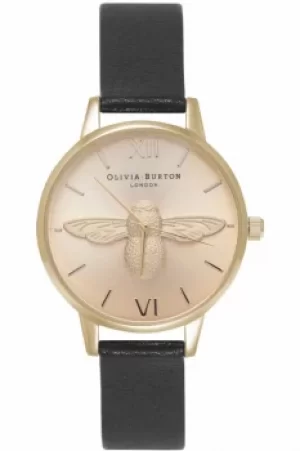 Image of Ladies Olivia Burton Animal Motif 3D Bee Midi Dial Watch OB15AM70