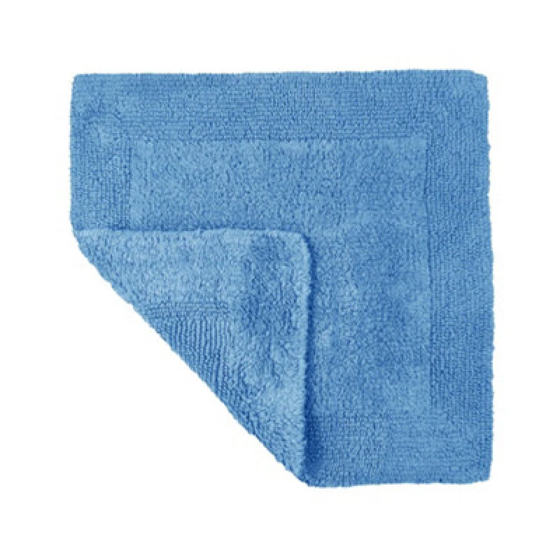 Image of Allure Bath Fashions Elegance Reversible Heavyweight Shower Mat - Cornish Blue