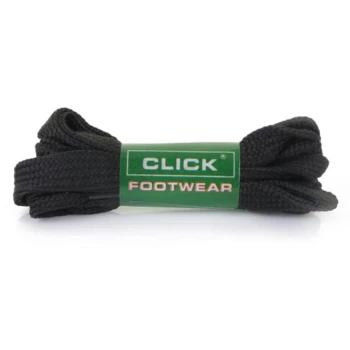Image of Click Flat Boot Lace Black - Size 90
