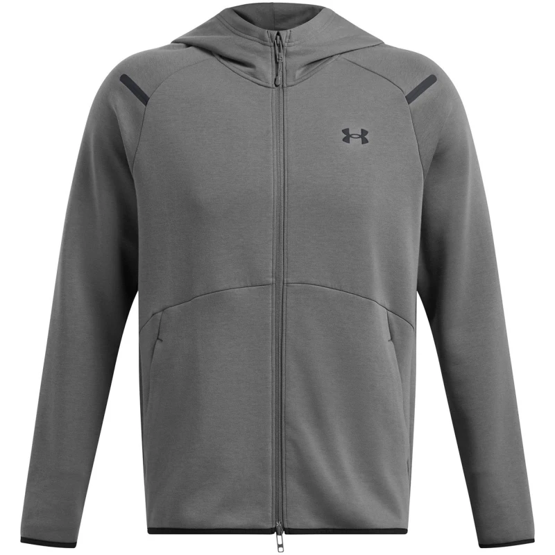Image of Under Armour Unstoppable Fleece Hooded Jacket Grey C025 S
