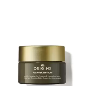 Image of Origins Plantscription Wrinkle Correction Eye Cream with Encapsulated Retinol 15ml