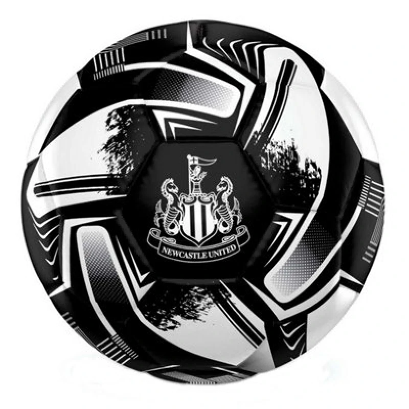 Image of Newcastle United Fc Turbine Print Football Black/white (5)