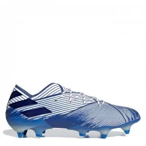 Image of adidas Nemeziz 19.1 Football Boots Soft Ground - White/TeamRoyal