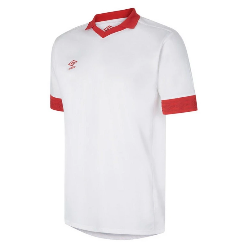 Image of Umbro Tempest Short-Sleeved Jersey in Red Size: 11-12 Years Red Unisex 11-12 Years