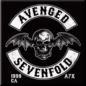 Image of Avenged Sevenfold - Death Bat Crest Fridge Magnet