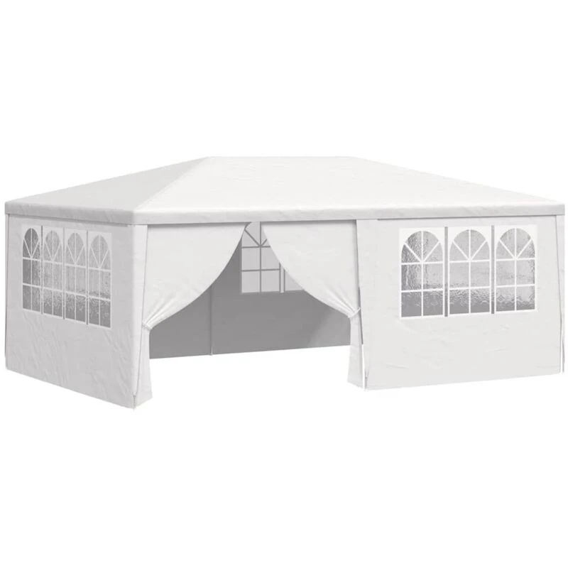 Image of VIDAXL Vidaxl - Professional Party Tent with Side Walls 4x6 m White 90 g/m 48527