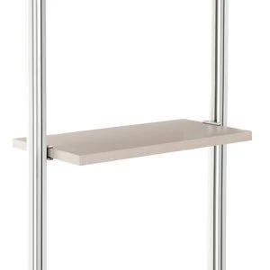 Image of Relax Cream Linen effect Shelf kit (W)550mm (D)330mm