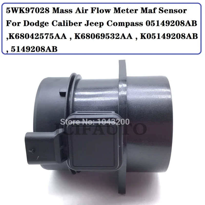 Image of EPS 1.991.455 Mass air flow sensor Made in Italy - OE Equivalent Air Mass Sensor (3926)