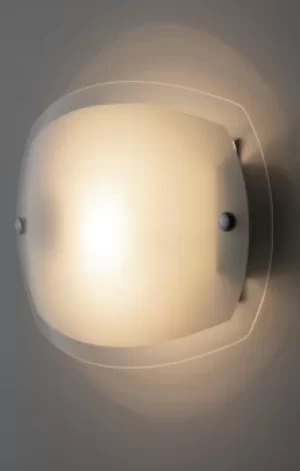 Image of BOMBA 2 Light Flush Ceiling Light White 45x35cm