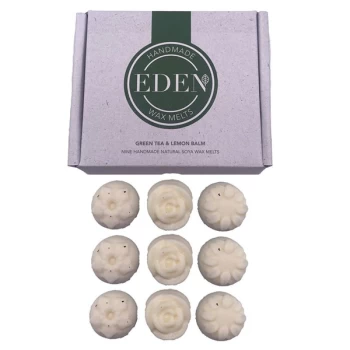 Image of Set of 9 Handmade Soya Wax Melts - Eden Green Tea & Lemon Balsam