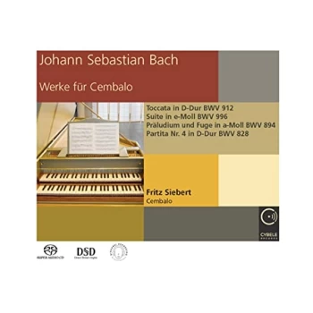 Image of Fritz Siebert - Johann Sebastian Bach: Werke F&uuml;r Cembalo CD