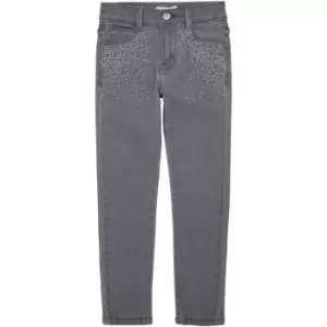 Image of Billieblush Kids Girl Grey Jeans - Grey