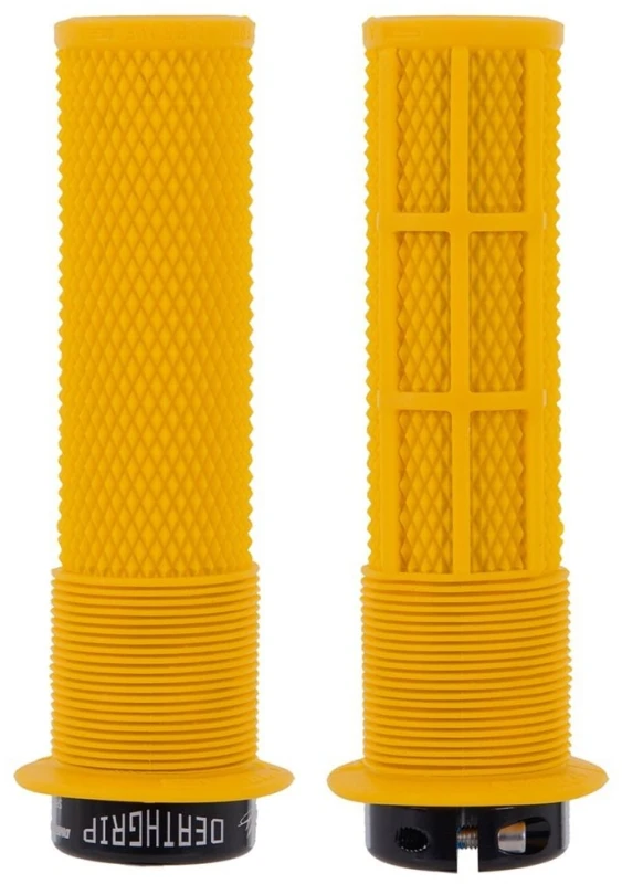 Image of DMR BRENDOG DeathGrip With Flange THICK Yellow - Cycles UK