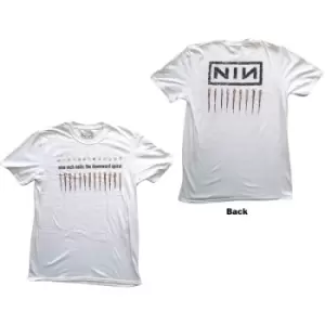Image of Nine Inch Nails - Downward Spiral Unisex XX-Large T-Shirt - White