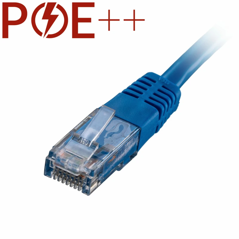 Image of Cablenet 1m Cat6 RJ45 Blue U/UTP PVC 24AWG Flush Moulded Booted Patch