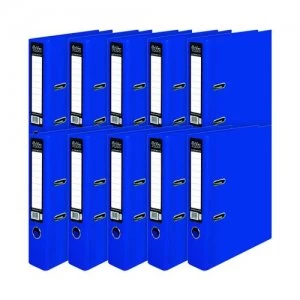 Image of Pukka Brights Lever Arch File A4 Navy Pack of 10 BR-7996
