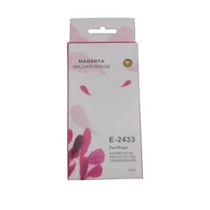 Image of T2433 Epson Compatible Magenta Replacement Ink