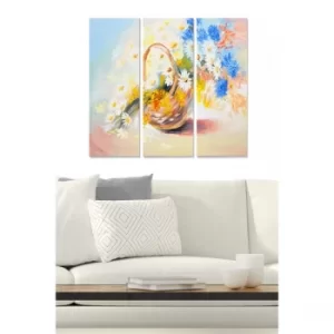 Image of MDF252743572 Multicolor Decorative MDF Painting (3 Pieces)