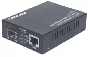 Image of Intellinet Gigabit Ethernet to SFP Media Converter,...