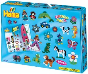 Image of Hama Beads Large Bumper Pack 21000 Beads.