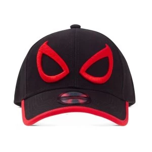 Image of Marvel Comics - Minimal Eyes Adjustable Baseball Cap - Black/Red