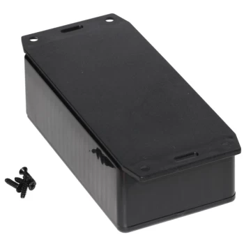 Image of Hammond 1591CF2SBK Multipurpose GPABS Enclosure Flange Base 120 x ...