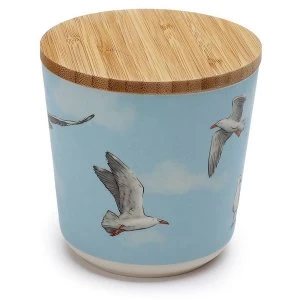 Image of Seagull Bamboo Composite Small Round Storage Jar