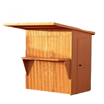 Image of Shire Pent Garden Bar - 6ft x 4ft (1790mm x 1190mm)