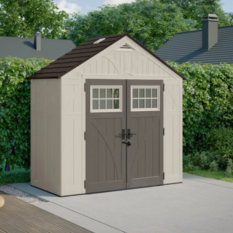 Image of Suncast Tremont Shed 8x4, Cream BMS8400