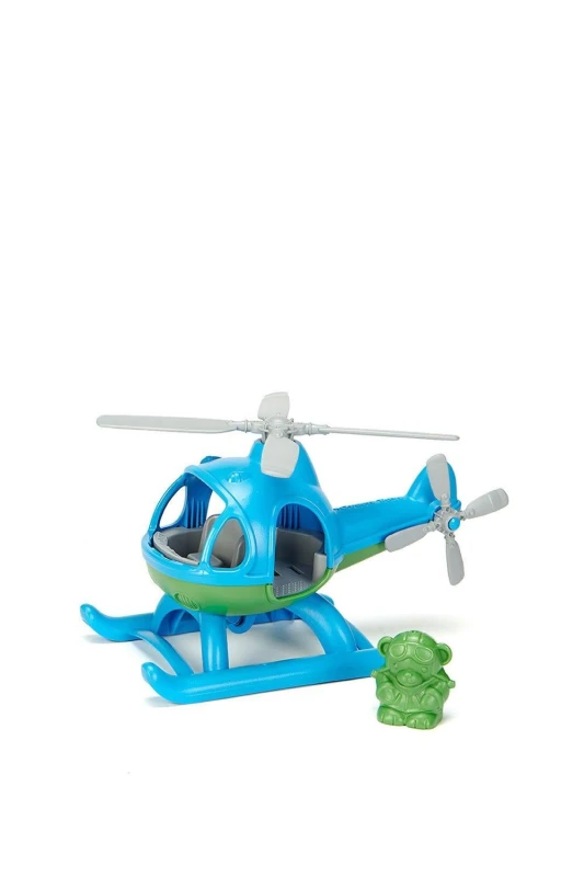 Image of Green Toys Blue Helicopter Set