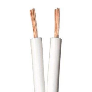 Image of Zexum 13 Strand 2 Core Figure of 8 White Speaker Cable - 100 Meter