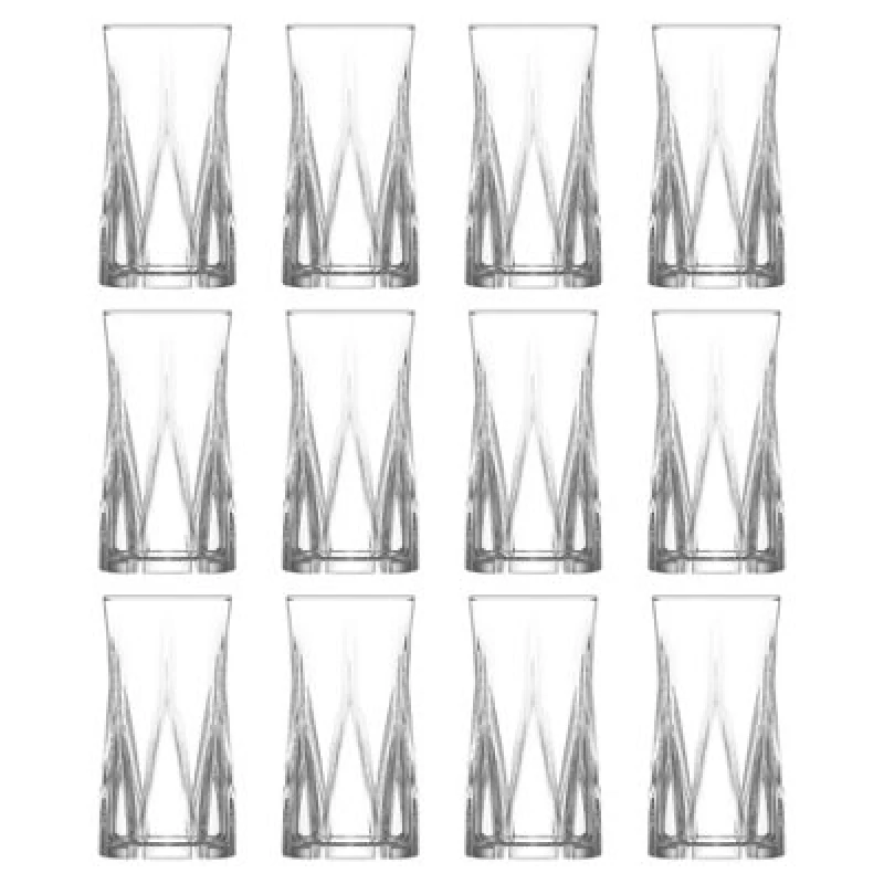 Image of Lav Zoey Highball Glasses - 480Ml - Pack Of 12