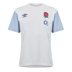 Image of Umbro England Rugby Travel T Shirt Mens - White