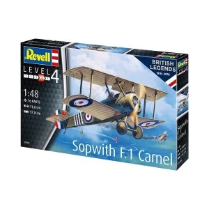 Image of Sopwith Camel 100 Years RAF (British Legends) 1:48 Revell Model Kit
