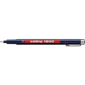 Image of Red Fibre Tip Pen