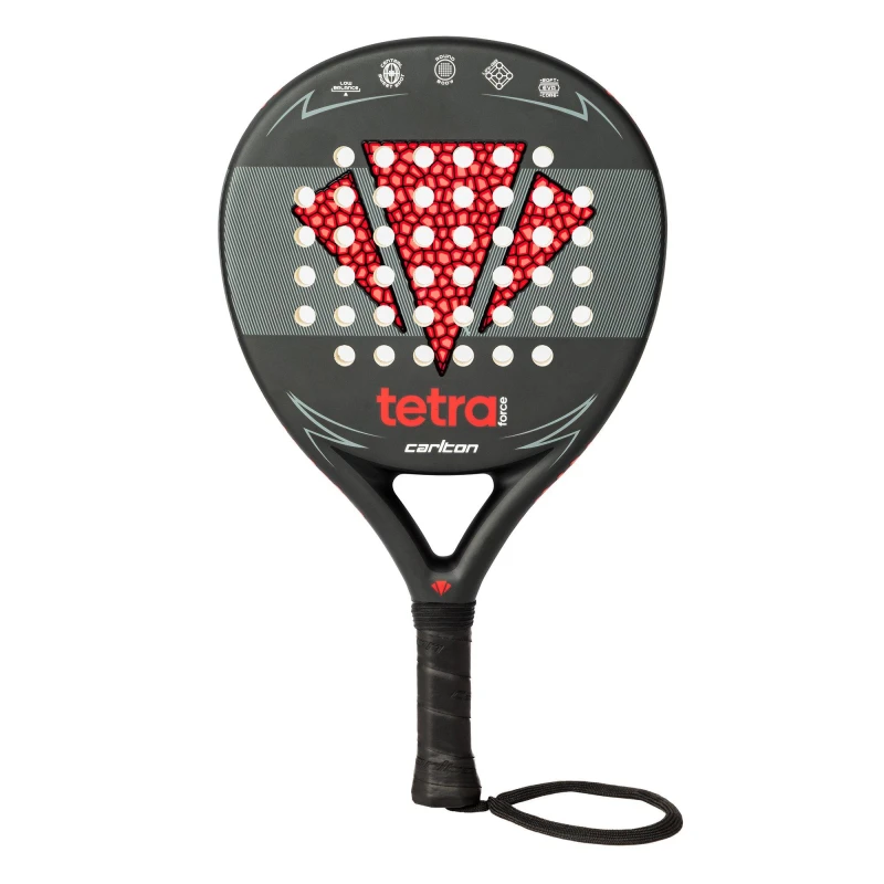 Image of Carlton Tetra Force Padel Racket Black/Red unisex One Size