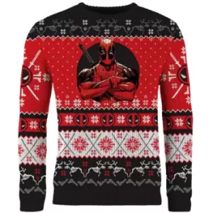 Image of Deadpool Christmas Jumper (Size M)