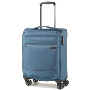 Image of Rock Deluxe-Lite Small 8 Wheel Spinner Teal Suitcase